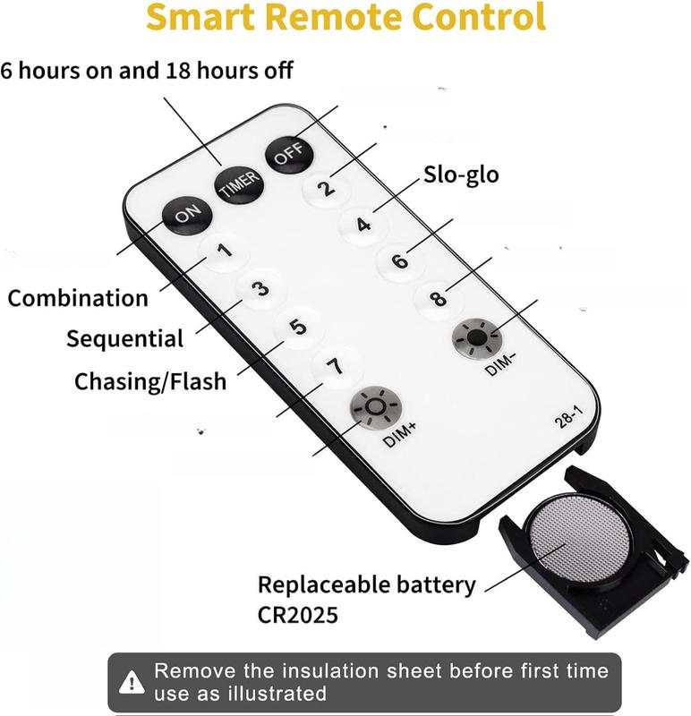 Globe String Lights, 33 Feet 100 Led Fairy Lights Plug in, 8 Modes with Remote Mini Globe Lights for Indoor Outdoor Bedroom Party Wedding Garden Christmas Tree Decor, Warm White