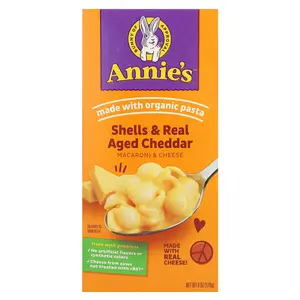 Annie's Homegrown Macaroni & Cheese, Shells & Real Aged Cheddar, 6 oz (170 g)