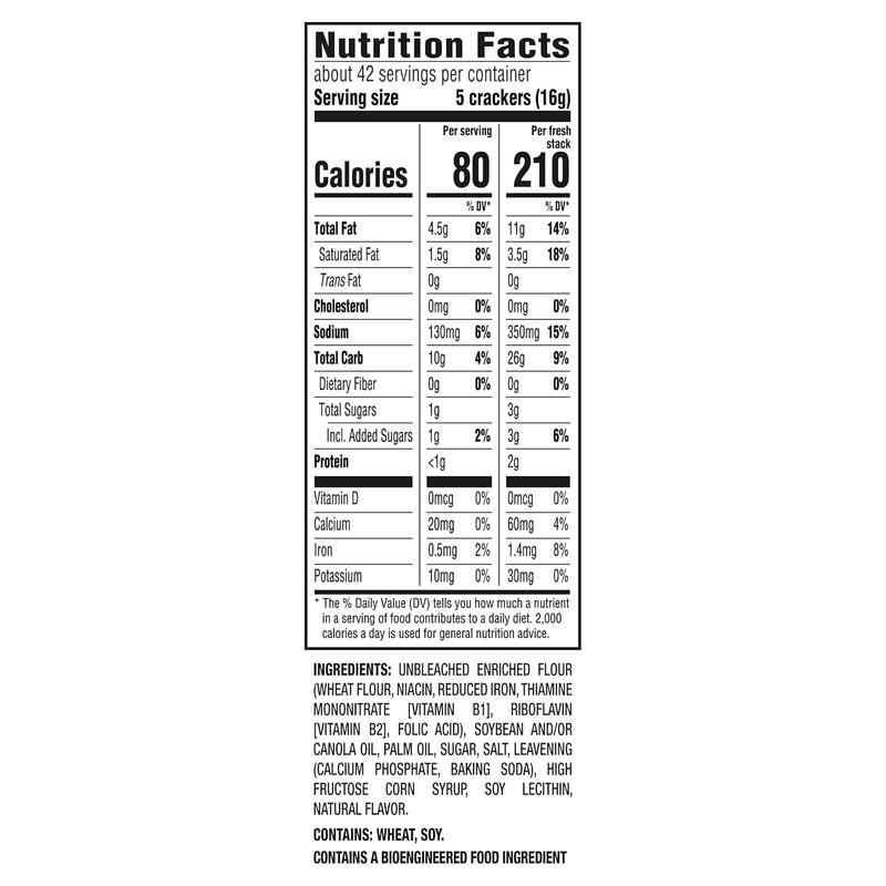 Fresh Stacks Original Crackers, Party Size, Travel Snacks, 23.7 oz (16 Multi Snack Packs)