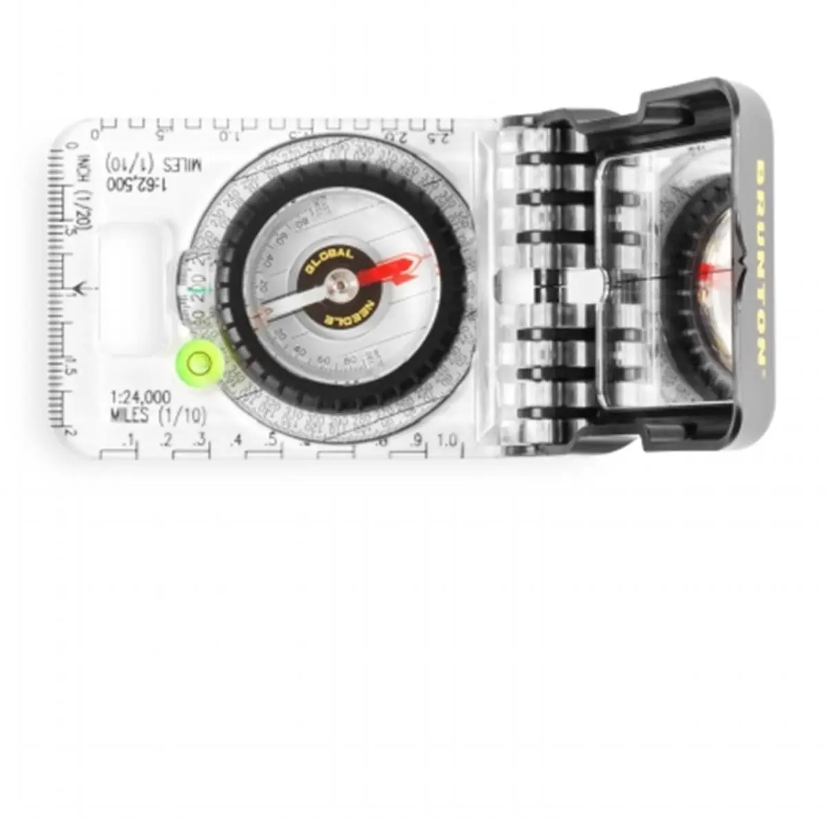 212 MAIN Brunton TruArc20 Mirror Compass - Rare Earth Global Needle, Camping & Hiking GPS Navigation Tool, Camping Supplies, Hiking Gear