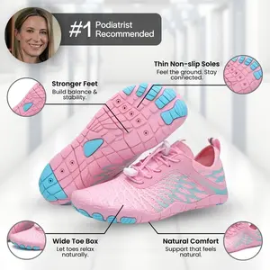 Lorax Pro - Healthy & Non-slip Barefoot Shoes Unisex Podiatrist Recommended Zero-drop Sole Breathable Mesh non-slip  All-day Comfort