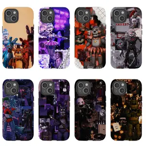 Five Nights at Freddy's Double-layer durable phone Cases For iPhone 17 16 15 14 13 12 Promax Pro Plus, hard shell protection ,Unique design,best Gift