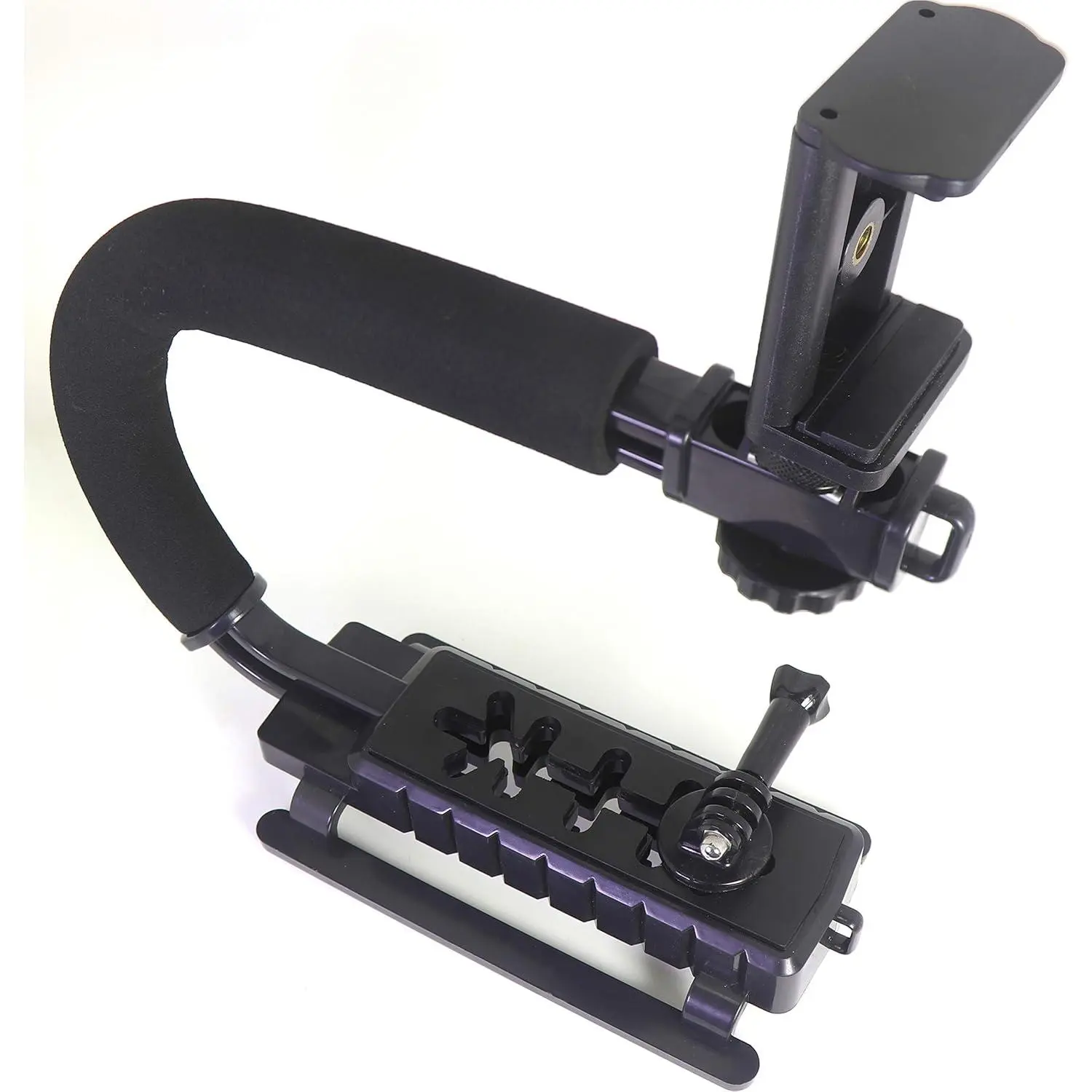 DSLR Stabilizer Handheld Video Action Stabilizing Handle Grip C Shape Professional Vlogging for Smart Phones      Pentax Olympus Camera Camcorder (Pack of 1)