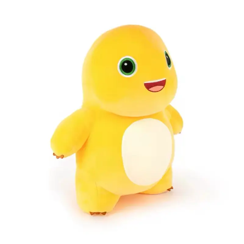 Kawaii Stuffed Anime Milk Dragon Pillow Cute Yellow Dragon Cuddly Pillow Peluche Standard Pillow