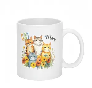 Hilarious Coffee Cup Gift for Mom Tea Mug - Funny Gift for Cat Lovers, Mug for Work Coffee Cup Drinkware Mouthwash cup