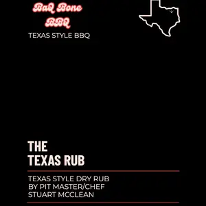 Texas Rub by Pitmaster Stuart McClean - Craft Dry Blend for Bold BBQ Perfection - Flavor, Spice