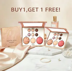 BUY 1, GET 1 FREE!Makeup Palette Multi-Use Cosmetic Set, including Highlighter, Eyeshadow, Contour and Blush.Suitable for Any Makeup Look & Zodiac Theme.Bronze Eyeshadow Powder, Cool Toned Bronzer for Pale Skin, Classic Daily Makeup Palette