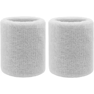 Sweatbands  Wristbands for  and Women - 3 inch Elastic Athletic Wrist Bands for Tennis, Basketball, Running, Working Out