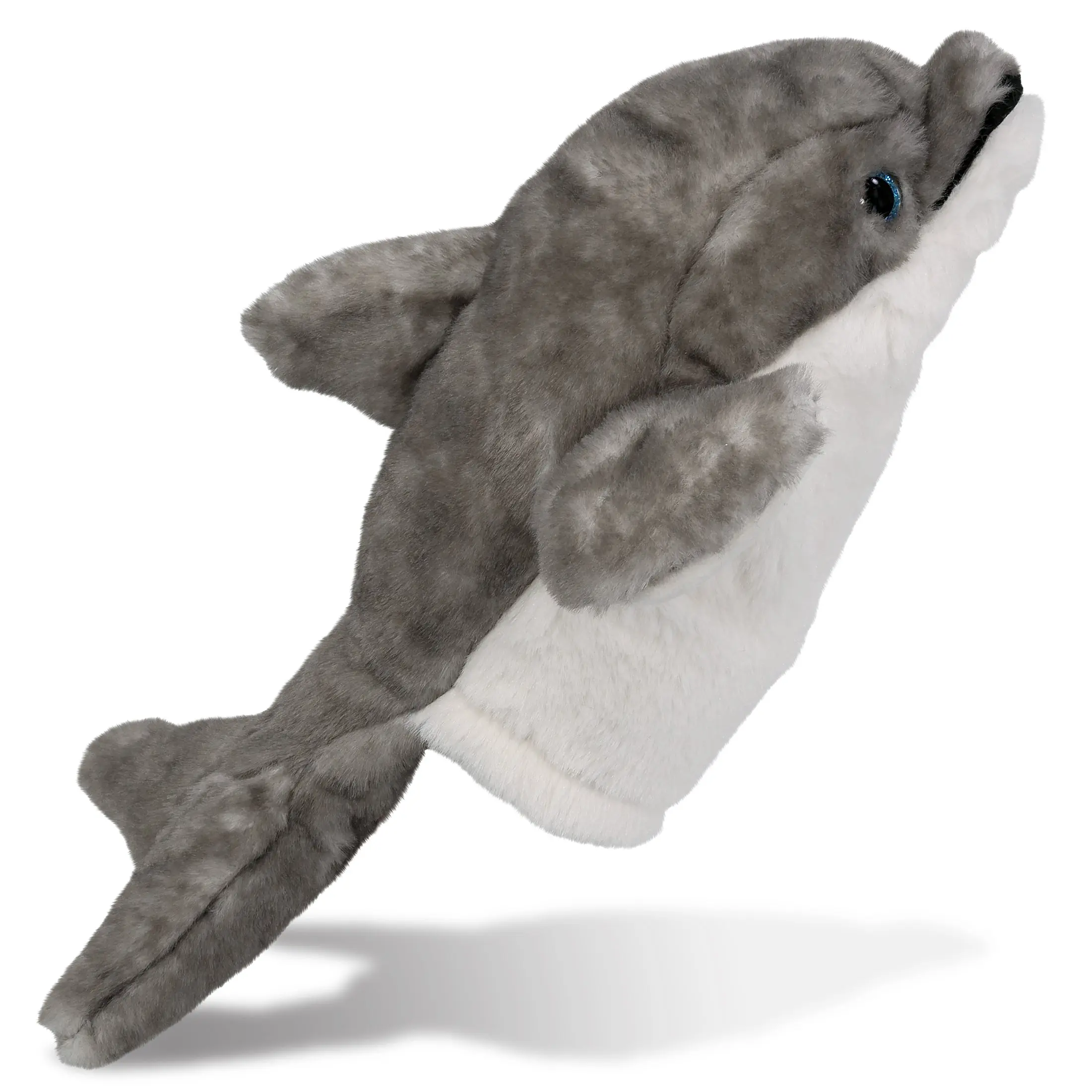 SUPER SOFT PLUSH HAND PUPPET - WILD DOLPHIN