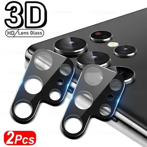 For Samsung Galaxy S25 Ultra Rear Camera Lens Protector, Full Ink High Transparency, Anti-Drop, Anti-Shock, 3D All-Around Protection