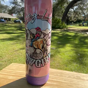 Long Live Cowgirls Bluetooth Speaker Tumbler Drinkware Cup Sublimation