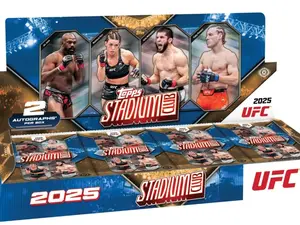 [2 BOXES] 2025 Topps Stadium Club UFC Hobby Trading Cards (CHOOSE YOUR WEIGHTCLASS LIVE BREAK)