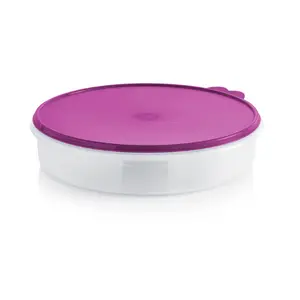Tupperware Round Container Freezer Safe Pie Taker 12 inch Round Food Storage Kitchen Supplies Airtight & Dishwasher Safe