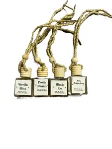 Hanging Diffuser for Car - Compact Design with Pink Dragonfruit & Black Ice Scents, Ideal for Home and Car Use, Versatile Lighting Solution