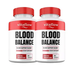 2-Pack VitaFlow Blood Balance Capsules, Vita Flow Glycogen Support -120 Capsules