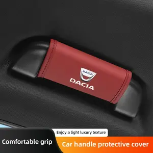 2Pcs Car Roof Handle Protective Cover Pull Gloves Interior Accessories For Dacia Bigster Spring Duster Sandero Jogger Dokker Lodgy