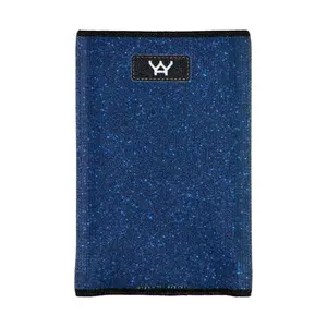 Yay Novelty 1172 The Perfect Slim Wallet for Front Pocket Use - Navy Glitter
