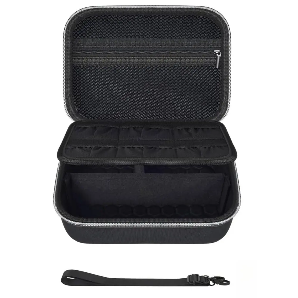 Digital CameraStorage Bag for Canon G7X Mark III/II/ SX740/ for Sony ZV-1/ ZV-1F/ ZV-1 II Digital Camera for Content Creators, Protective Travel Storage Bag with Extra Pockets for Cables, Tripod & Microphone, Camera Accessories (Box Only)