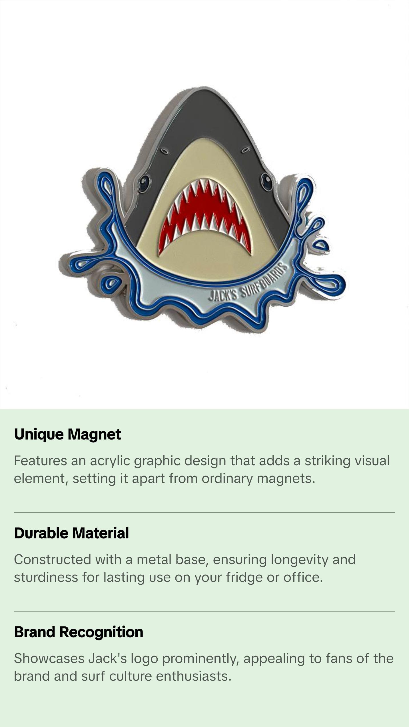 Jaws Enamel Magnet