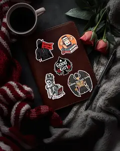 5-Pack Romance Sticker Bundle | Smut, Dark Romance & Romantasy Vinyl Decals for Laptops, Water Bottles, Kindles, Gifts for Readers