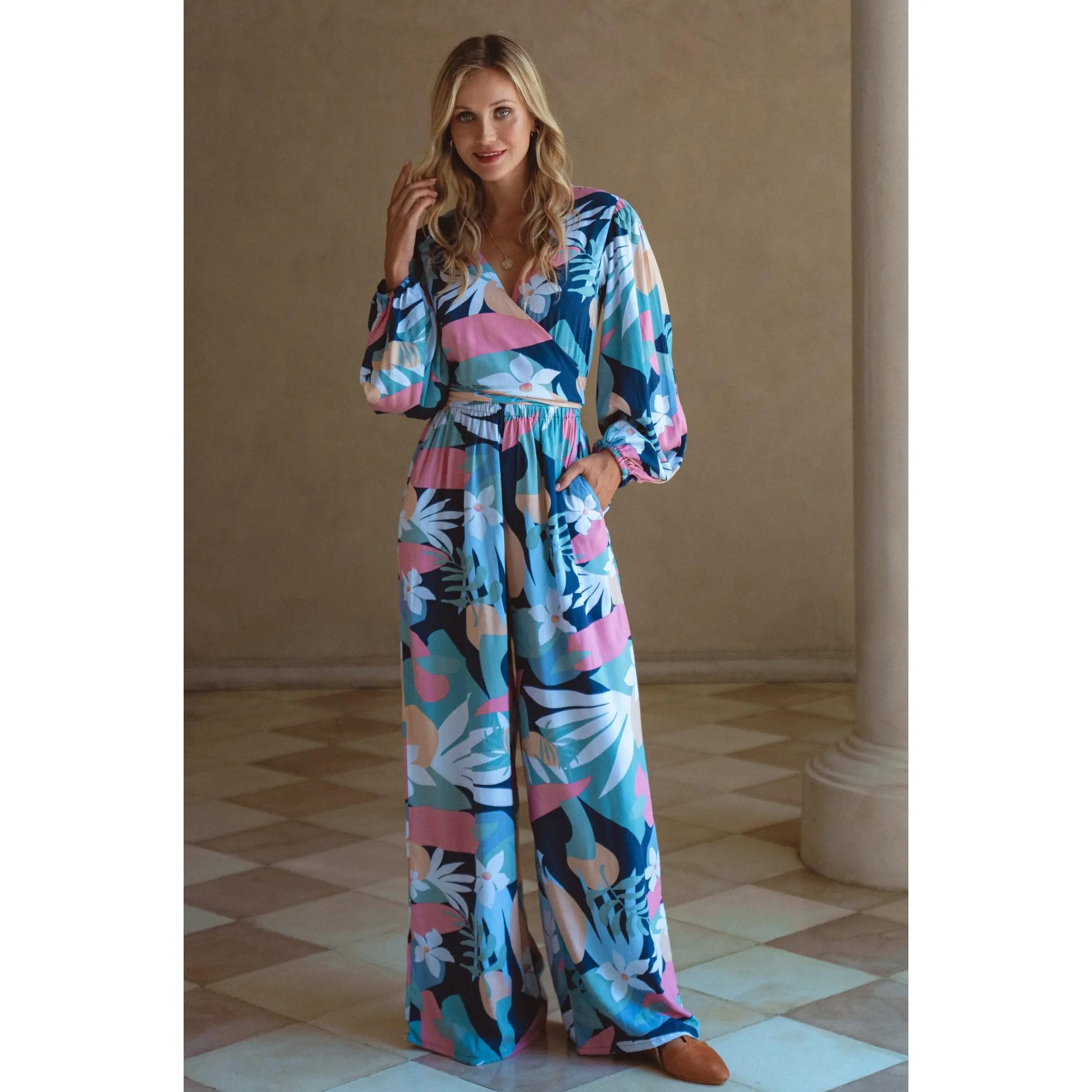 Luna Convertible Jumpsuit - Magnolia