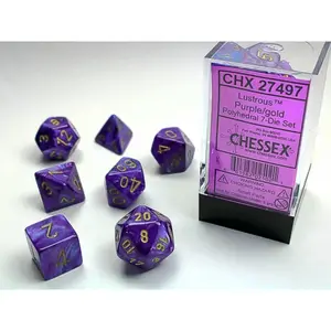 Chessex Lustrous Purple w/Gold