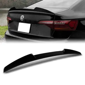 ABS Rear Trunk Lid Duckbill Spoiler Wing V-Style For 2019 - 2024 Volkswagen Jetta