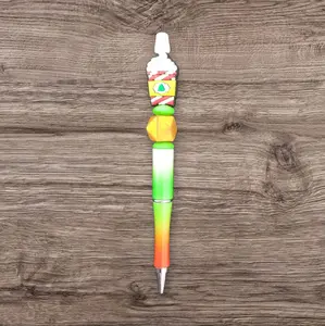 Doorables Beaded DIY Pens - Colorful Beaded Pens with Unique Designs for Crafting and Fun