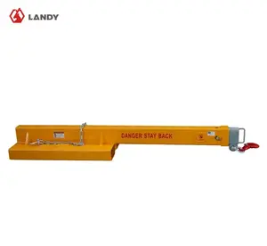 9900lb Forklift Jib Boom - Long Reach Mobile Crane Hook for Heavy Lifting