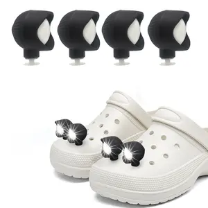 LED Headlights for Shoes Decoration, Waterproof PVC Lights for Outdoor Camping & Night Walking, Sports Shoe Accessories for Women & Men