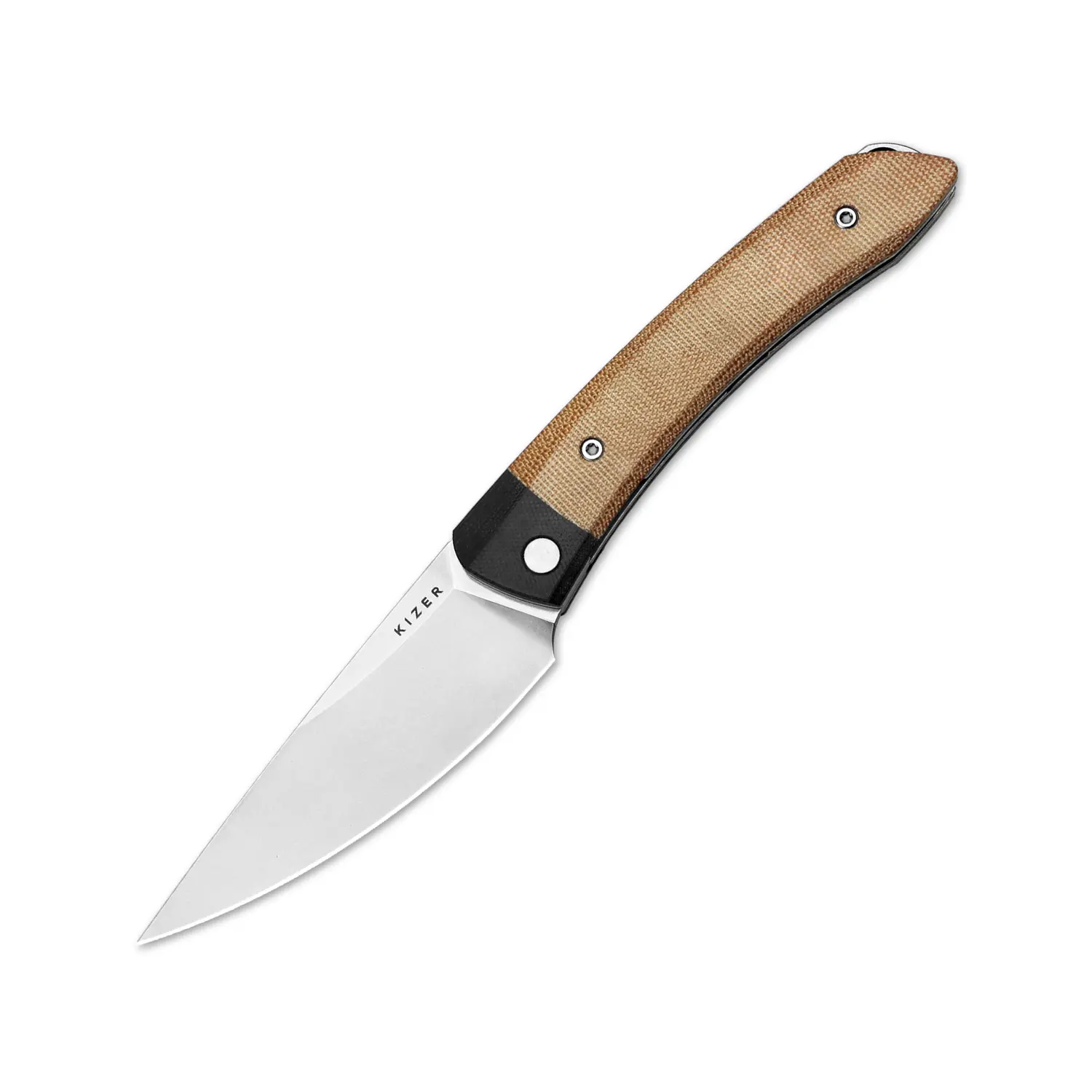 Kizer Momo Nitro-V Black G10+Micarta V4663A2 Kizer Momo Nitro-V Black G10+Micarta V4663A2