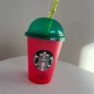 Starbucks New Mexico Watermelon Frappe Grande 16oz Dome Lid Cup