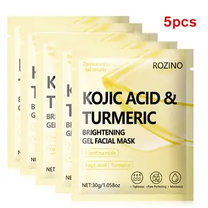 ROZINO Kojic Acid & Turmeric Brightening Gel Facial Mask - Glow Boosting Skincare