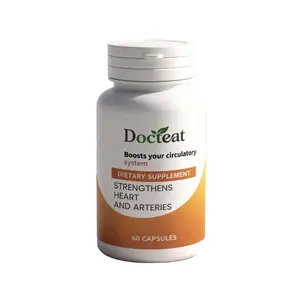 Nutritional Support Capsules, Garlic & Grape Seed Extract, Antioxidant Protection, Support Heart Health & Blood Flow