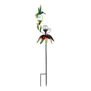 Plow & Hearth Plow & Hearth 48" Lit Solar Wind Spinner with Crackle Ball