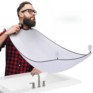 Father's Day Gift Beard Bib Apron Hair Catcher for Shaving Non-Stick Shave Cape Grooming Accessories Gifts for Men Husband Father