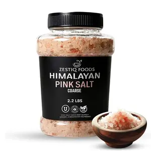 100% Organic HIMALAYAN PINK ROCK SALT, COARSE GRAIN JAR 2.2 100% Organic HIMALAYAN PINK ROCK SALT, COARSE GRAIN JAR 2.2