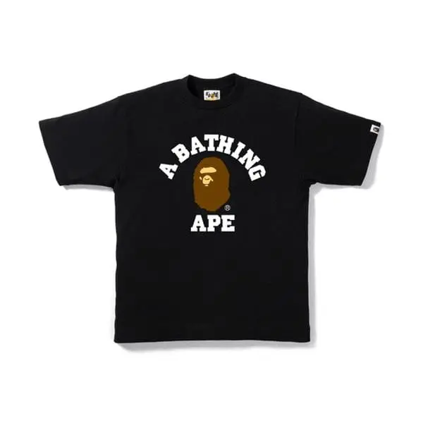 BAPE College Tee Black