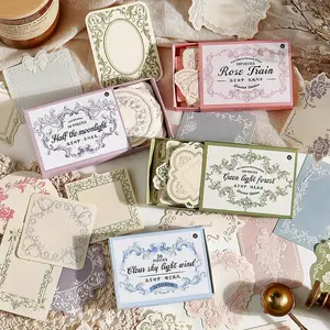 120Pcs Vintage Scrapbooking Letter Writing Paper With 3 Adhesive Tapes for Journaling Supplies, Aesthetic Decorative Craft Material Paper for Junk Journals Planner Scrapbook - Home Improvement.