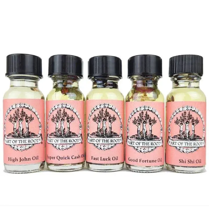 Luck 5 OIL SET for Prosperity, Good Fortune & Money