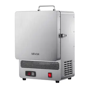fathersdaygift VEVOR Tabletop Kiln Melter, 1500W Electric Kiln, 2192 Max Temperature, Stainless Steel, Programmable Gold Melting Furnace for Wax Casting, Clay DIY, Metal Tempering, Glazing on Pottery, Silver
