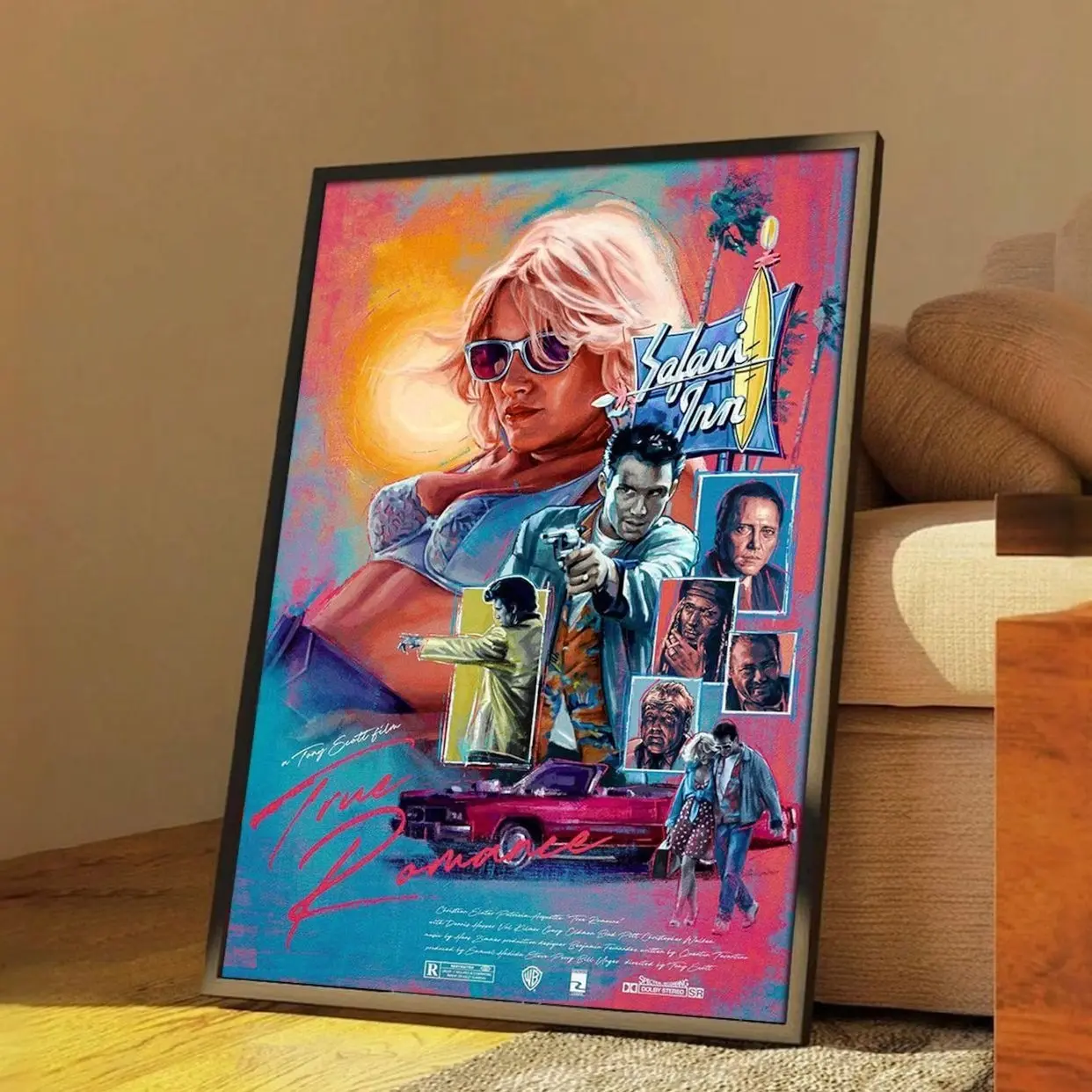 True Romance Movie Poster | Canvas Wall Art | Limited Collection | Unframed Print | Home Decor | Gift Idea