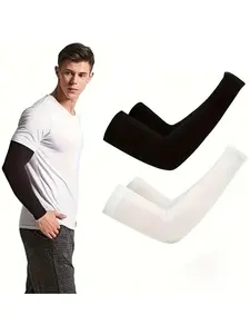 Breathable Unisex Sun Protection Arm Sleeves, High Elasticity Protective Arms, Driving Fishing Outdoor Daily Activities Essential