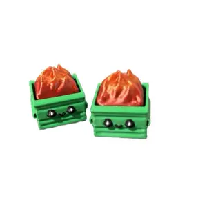 3D Printed Dumpster Fire Clicker