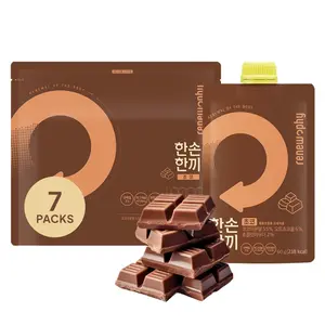 Korean Food 25g Protein Chocolate Shake | Meal Replacement Breakfast Shake, 7 Pouches (2.1 oz Each)