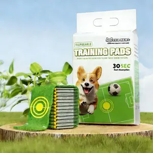 50-Count Targeted Pet Pads for Dogs & Cats, Super Absorbent with Attractant, 6 Layer Pet Training Pads, Leak-proof