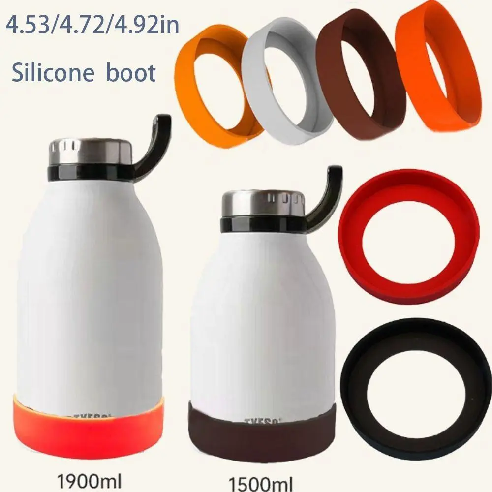 11.5/12/12.5cm Silicone Cup Bottom for Tyeso/Aqua Flask 64oz Cup Bottom Bottom Support Protective Cover Kettle Pot Bottom Cover