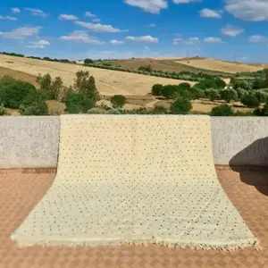 Handmade Moroccan Berber Wool Rug - Midnight Sparkles