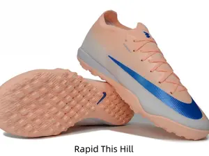 Comfortable Turf Soccer Shoes with High-Traction Rubber Outsole
