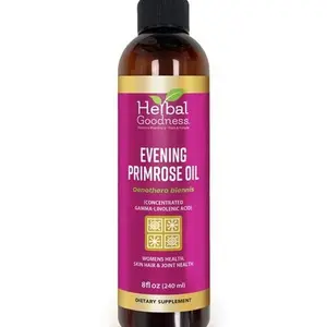 Evening Primrose Oil Oenothera biennis (Concentrated gamma-linolenic acid) - 8oz - Herbal Goodness Healthcare Fitness